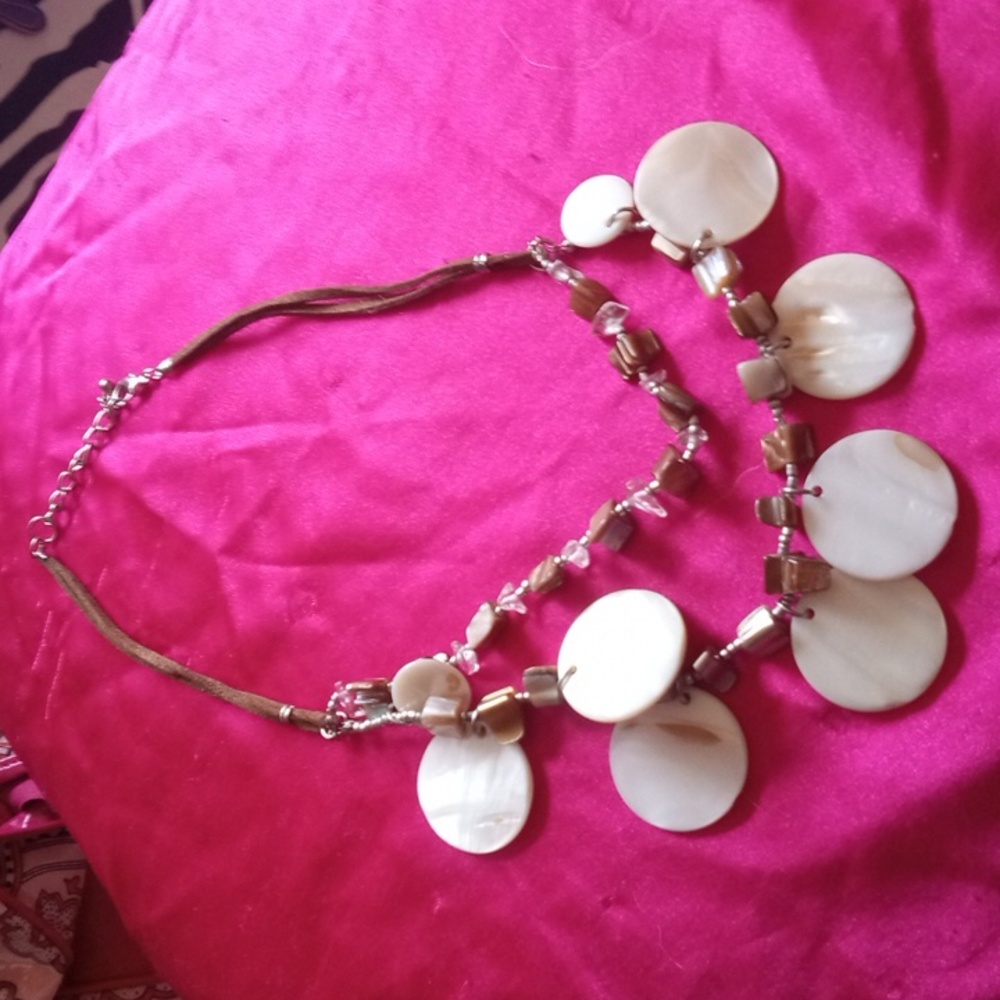 Beach statement necklace
